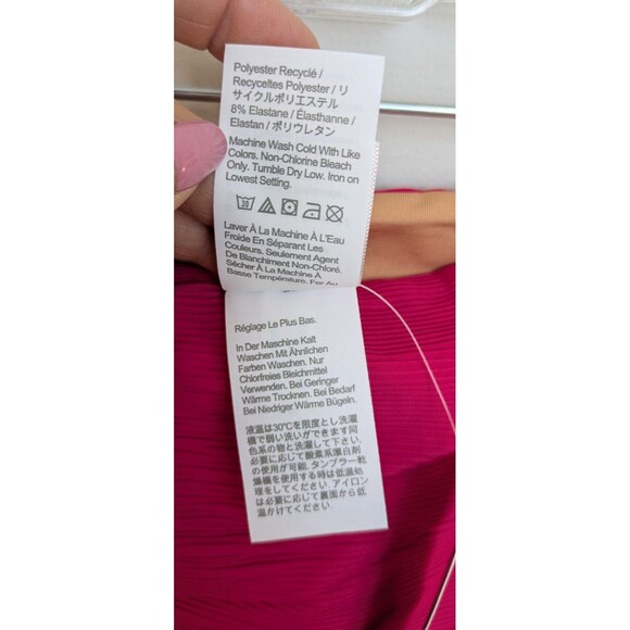 J.Crew Ribbed High-Rise Classic Cheeky Bikini Bottom Hot Pink SZ XXL NWT - Picture 8 of 14